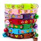 Wholesale 100Pcs Collars For Dog Collar With Bells Adjustable Necklace Pet Puppy kitten Collar Accessories Pet shop products