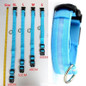Nylon LED Pet Dog Collar,Night Safety Flashing Glow In The Dark Dog Leash,Dogs Luminous Fluorescent Collars Pet Supplies