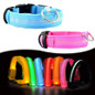 Nylon LED Pet Dog Collar,Night Safety Flashing Glow In The Dark Dog Leash,Dogs Luminous Fluorescent Collars Pet Supplies