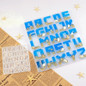 Pixel Letters Mold Alphabet Resin Mold, Unique Mold