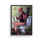 Funny Toilet Superheroes Poster Canvas Print