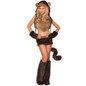 BFJFY Women Sexy Brown Monkey Cosplay Costume For Halloween