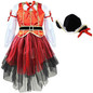BFJFY Girls Female Pirate Princess Dress Halloween Cosplay Costumes
