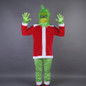 Christmas Adult Grinch Luxury Santa Costume with Mask cosplay suit