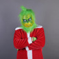 Christmas Adult Grinch Luxury Santa Costume with Mask cosplay suit