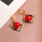 Hagat™️ New Fashion Geometric Drop Earrings Long Metal Earrings Women Earrings Gold Earrings Open Rectangle