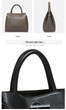 Handbag women fashion tote 100% genuine leather crossbody messenger purse shoulder bags