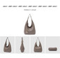 Handbags women's fashion tote genuine leather bag luxury brand cowhide hobo shoulder pillow