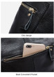 Handbag women 100% genuine leather charm shoulder large capacity messenger crossbody purse tote