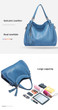 Handbag women genuine leather shoulder large tote crossbody messenger