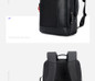 Backpack teenager men multifunction usb charging 15.6 inch laptop anti theft enlarge travel