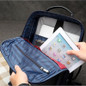 Backpack teenager men multifunction usb charging 15.6 inch laptop anti theft enlarge travel