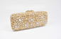 Clutch women crystal bag evening party minaudiere box purse bridal flower rhinestones handbag