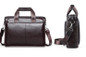 Handbag men's genuine leather shoulder bag brand business laptop briefcase crossbody messenger