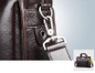 Handbag men's genuine leather shoulder bag brand business laptop briefcase crossbody messenger