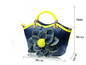 Handbags fashion women leather mobile messenger pu elegant bag tote big flower mother
