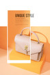 Handbags female leather pouch tide version first layer simple versatile fashion slung shoulder bag
