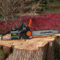 Scotts LCS31140S 14 in. 40-Volt Lithium Ion Cordless Chainsaw, 2Ah Battery and Charger Included