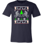 Mountain Biking Ugly Christmas Sweater T-shirt
