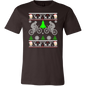 Mountain Biking Ugly Christmas Sweater T-shirt