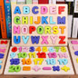 JOH Numbers and Alphabet Wooden Puzzle Toys for Children