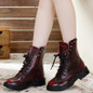 Women Shoes - 2018 Genuine Leather Women Boots