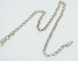 Vintage Italian Sterling Silver Rolo Chain Link Bracelet