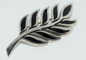 Vintage Taxco Mexico Sterling Silver Leaf Brooch Pin