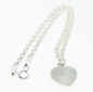 Sterling Silver Heart Charm Rolo Chain Bracelet 9"
