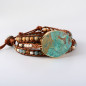 Natural Ocean Jasper Beaded Bracelet