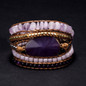 Crown Chackra Amethyst Bracelet
