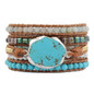 Turquoise Wrap Leather Bracelet