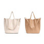 Reversible Vegan Leather Tote Bag