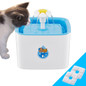 UK/EU/US Plug 2.5L Automatic Cat Water Fountain Electric Water Fountain Dog Cat Pet Drinker Bowl Pet Blue Drinking Fountain