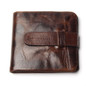 Vintage Genuine Cowhide Oil Wax Leather Wallet