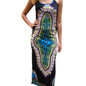 Women African Printing Sleeveless Long Harness Dress For Fashion Womens Ladies Slim Dresses