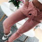 Suede Casual Pants