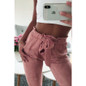 Suede Casual Pants