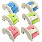 CC Hamster Toy Wooden Bridge Hamster Supplies Eco-friendly Wooden Bridge Ladder Seesaw Syrian Hamster Toy Wooden Bridge