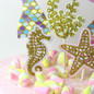 Glittering Mermaid Tails Cake Topper (Set of 5)