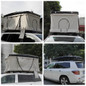 Pop Up ABS Hard Shell Aerodynamic Foldable Roof Top Tent Camping Rooftop 2.1x1.3M