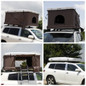Pop Up ABS Hard Shell Aerodynamic Foldable Roof Top Tent Camping Rooftop 2.1x1.3M
