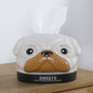 Home Car Tissue Box Container Cartoon Dog Napkin Tissue Dispenser  Facial Hand Paper Case Storage Holder Office Desktop Decor