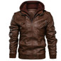 Casual Motorcycle PU Jacket Biker Leather Coats