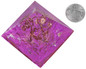 Healing Crystal Copper Wire Orgone Pyramid Stone , Reiki Balancing, Purple