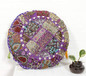 Cotton Sequin Embroidery Round Floor Pillow Cushion Cover