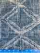 Mudcloth Style Fabric by the yard / Home Decor Fabric / Blue Upholstery Fabric / Home Decor fabric / Grey Black Mudcloth Fabric