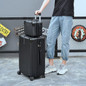 RTYCDG New 2PCS / 14" Cosmetic Bag 20/26 Inch Brand Men's Trolley Case Luggage Travel Bag Student Ladies Rolling Suitcase