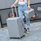 RTYCDG New 2PCS / 14" Cosmetic Bag 20/26 Inch Brand Men's Trolley Case Luggage Travel Bag Student Ladies Rolling Suitcase