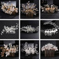 Crystal Peals Hair Combs Bridal Hair Clips